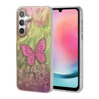 Samsung Galaxy A24 4G Uyumlu Kılıf Blade Aynalı Desenli Kapak - Desen 5