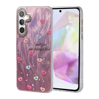 Samsung Galaxy A35 5G Uyumlu Kılıf Blade Aynalı Desenli Kapak - Desen 8