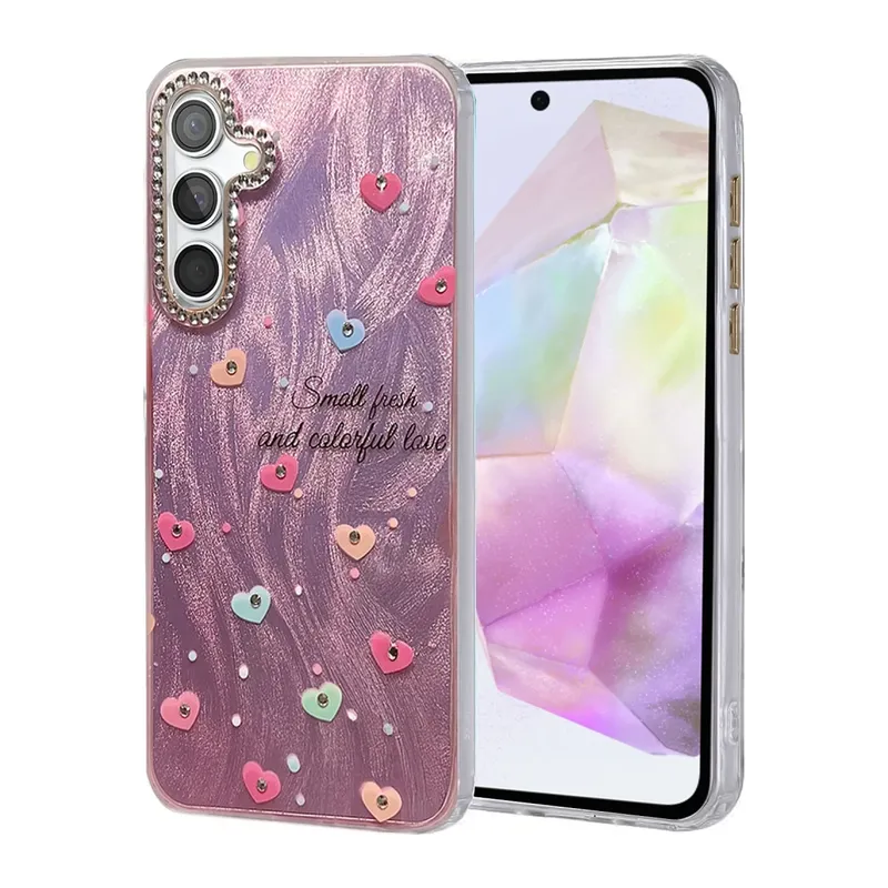 Samsung Galaxy A35 5G Uyumlu Kılıf Blade Aynalı Desenli Kapak - Desen 8