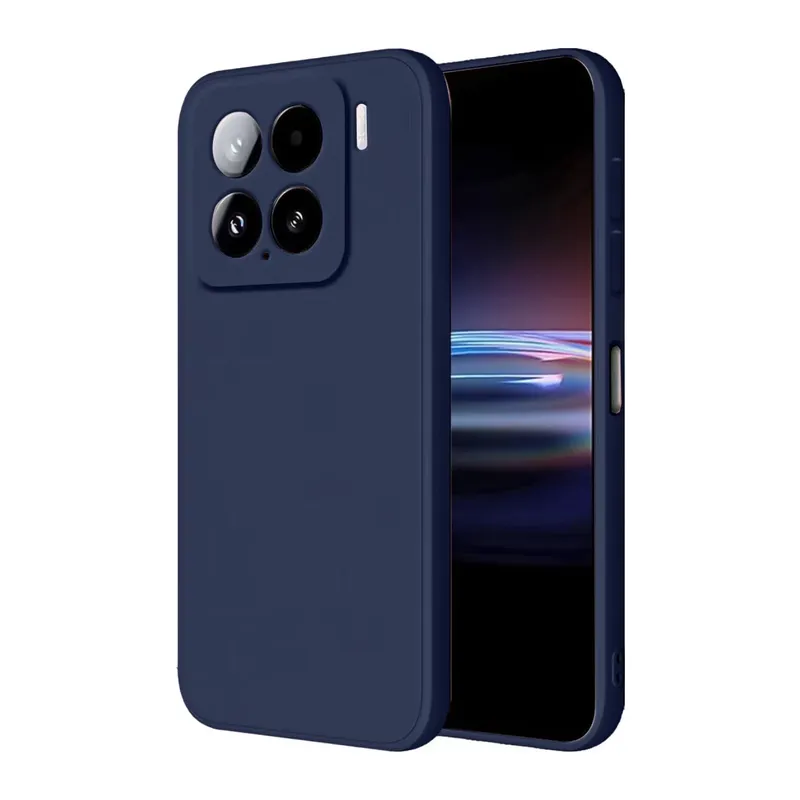 Xiaomi Mi 15 Pro Uyumlu Kılıf Nano içi Kadife Silikon - Lacivert