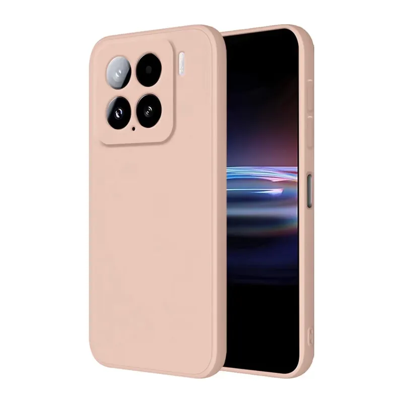 Xiaomi Mi 15 Pro Uyumlu Kılıf Nano içi Kadife Silikon - Pudra