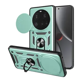 Xiaomi Mi 15 Ultra Uyumlu Kılıf Pars Lens Yüzüklü Silikon - Yeşil