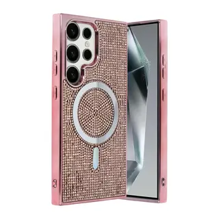 Joko Samsung Galaxy S25 Ultra Uyumlu Helen Magsafe Kapak - Pembe
