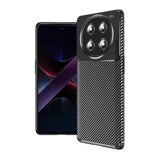Honor Magic 7 Lite Uyumlu Kılıf Auto Focus Karbon Kapak - Siyah