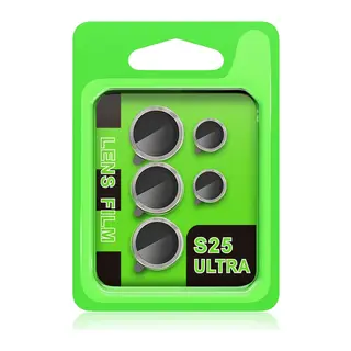 Samsung Galaxy S25 Ultra Uyumlu Raze Metal Kamera Lens - Natural Grey