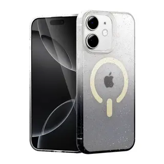 Apple iPhone 11 Uyumlu Pummel Shiny Magsafe Kapak - Siyah