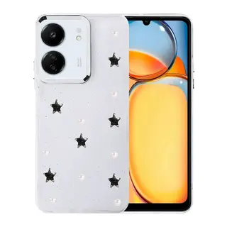 Xiaomi Redmi 13C Uyumlu Fiyonk Desenli Kapak - Desen 7