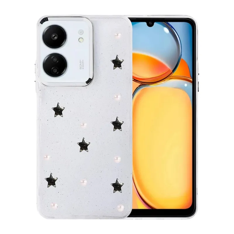 Xiaomi Redmi 13C Uyumlu Fiyonk Desenli Kapak - Desen 7