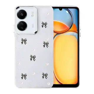 Xiaomi Redmi 13C Uyumlu Fiyonk Desenli Kapak - Desen 8