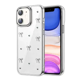 Apple iPhone 12 Uyumlu Fiyonk Desenli Kapak - Desen 5