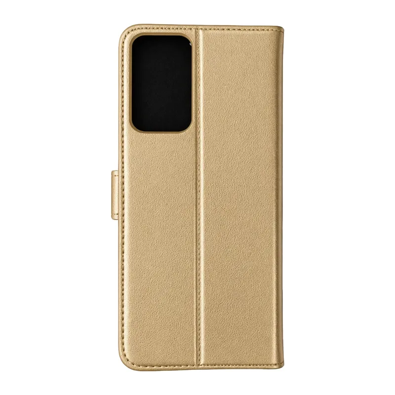 Samsung Galaxy A91 / S10 Lite Trend S Plus Kapaklı Kılıf - Gold