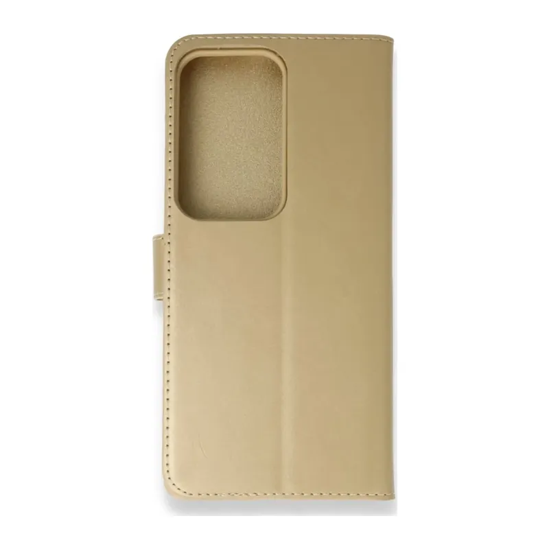 Samsung Galaxy S20 Ultra Uyumlu Trend S Plus Kapaklı Kılıf - Gold
