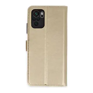 Xiaomi Mi Note 10 Uyumlu Trend S Plus Kapaklı Kılıf - Gold