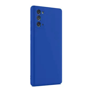 Samsung Galaxy Note 20 Uyumlu Kılıf First Silikon - Mavi