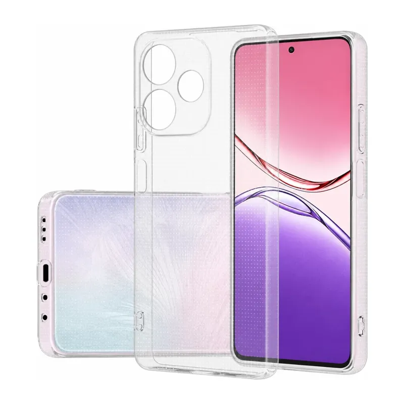Oppo A5 Pro 4G Uyumlu Kılıf Lüx Şeffaf Silikon