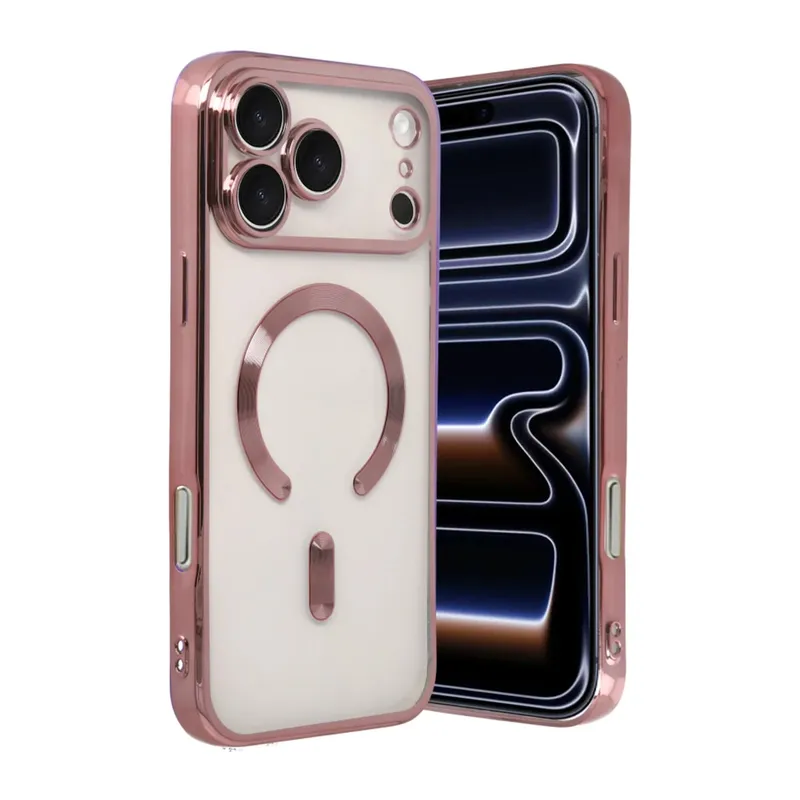 Apple iPhone 17 Pro Uyumlu Kross Magneticsafe Kapak - Rose