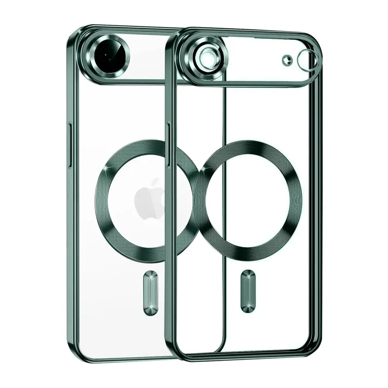 Apple iPhone 17 Air Uyumlu Kross Magneticsafe Kapak - Koyu Yeşil