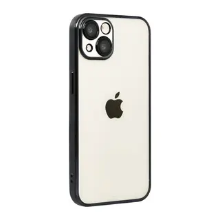 Apple iPhone 15 Uyumlu Lensli Silikon - Siyah