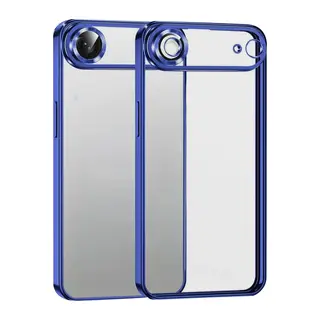 Apple iPhone 17 Air Uyumlu Lensli Silikon - Lacivert
