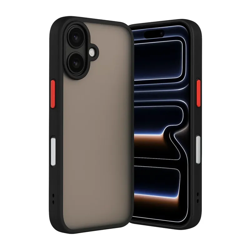 Apple iPhone 17 Uyumlu Kılıf Montreal Silikon Kapak - Siyah