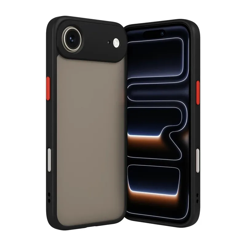 Apple iPhone 17 Air Uyumlu Kılıf Montreal Silikon Kapak - Siyah