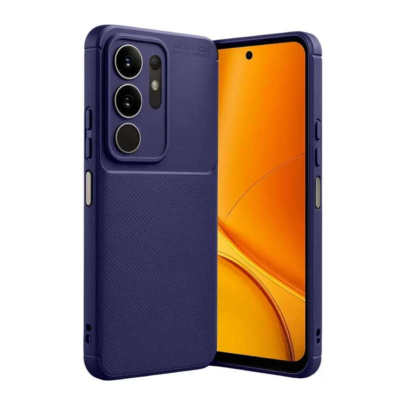 Vivo Y29 4G Uyumlu Auto Focus Karbon Kapak - Lacivert