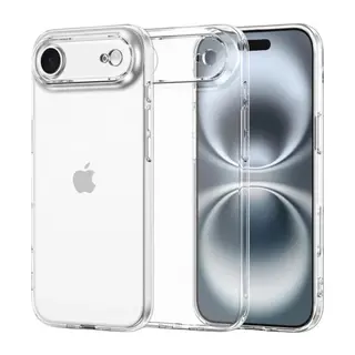 Apple iPhone 17 Air Uyumlu Lüx Şeffaf Silikon - Şeffaf