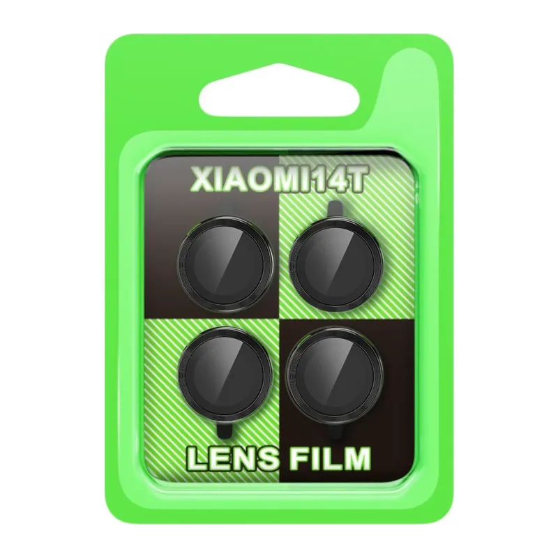 Xiaomi Mi 14T Uyumlu Raze Metal Kamera Lens - Siyah
