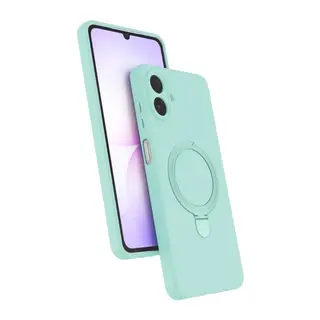 Samsung Galaxy A07 4G Uyumlu Regal Magsafe Standlı Kapak - Su Yeşili