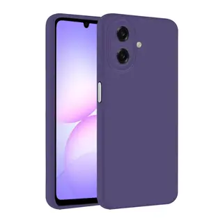 Samsung Galaxy A07 4G Uyumlu First Silikon - Mürdüm