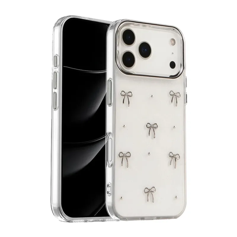 Apple iPhone 17 Pro Max Uyumlu Fiyonk Desenli Kapak - Desen 5