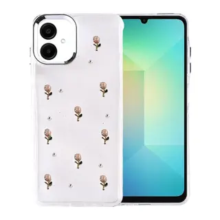 Samsung Galaxy A07 4G Uyumlu Fiyonk Desenli Kapak - Desen 6
