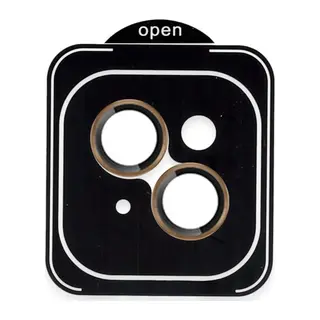 Joko Apple iPhone 13 Uyumlu PVD Metal Kamera Lens - Gold