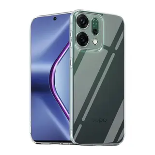 Oppo Reno 14 Uyumlu Kılıf Lüx Şeffaf Silikon - Şeffaf
