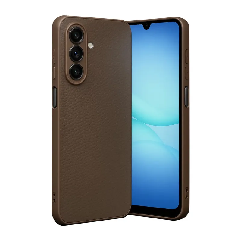 Samsung Galaxy A17 5G Uyumlu Thermax Silikon Kılıf - Kahverengi