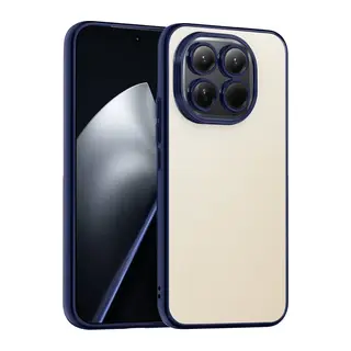 Xiaomi Mi 15 Uyumlu Lensli Silikon - Lacivert