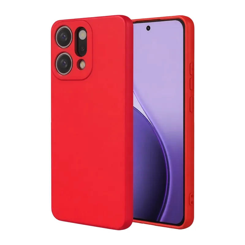 Oppo Reno 14 Uyumlu First Silikon - Kırmızı