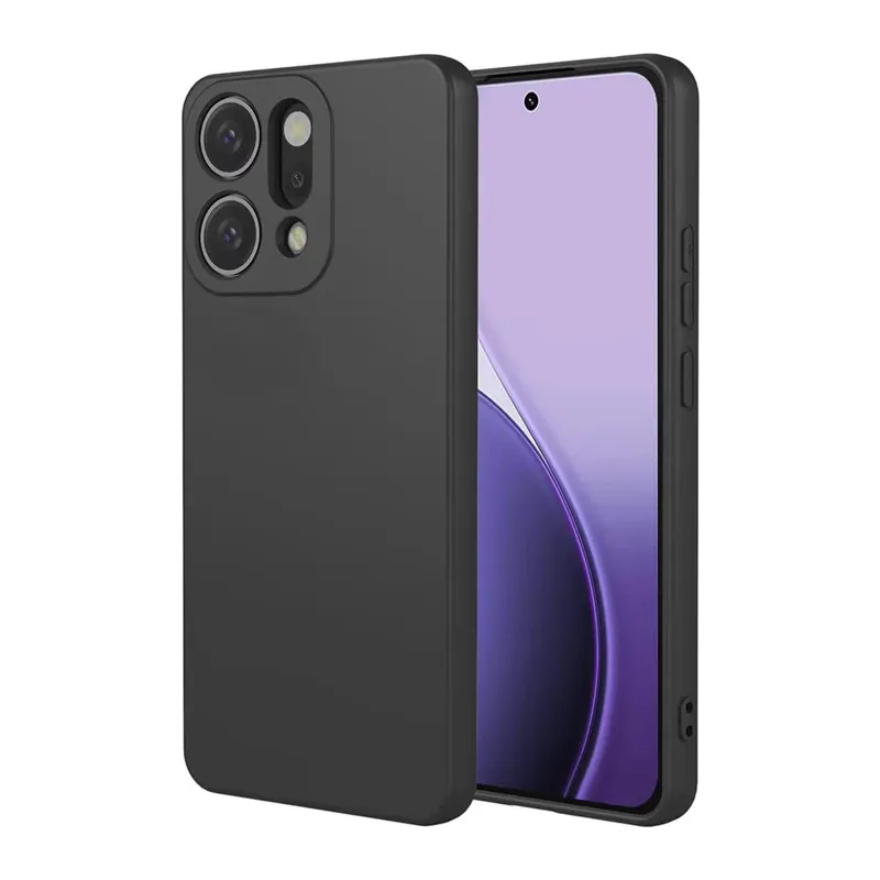 Oppo Reno 14 Uyumlu First Silikon - Siyah