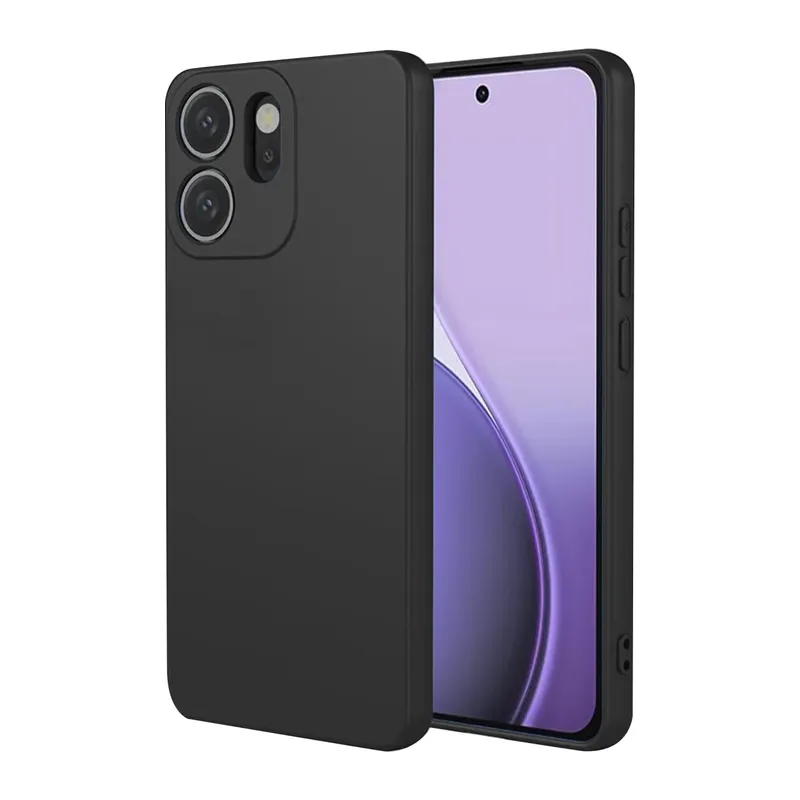 Oppo Reno 14F Uyumlu First Silikon - Siyah
