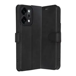 Oppo Reno 14 Uyumlu Trend S Plus Kapaklı Kılıf - Siyah
