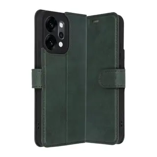 Oppo Reno 14 Uyumlu Trend S Plus Kapaklı Kılıf - Yeşil