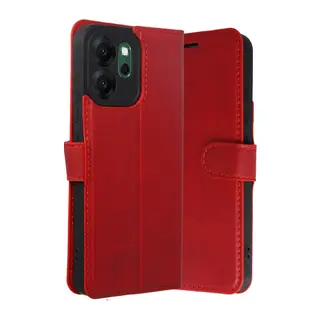 Oppo Reno 14F Uyumlu Trend S Plus Kapaklı Kılıf - Kırmızı