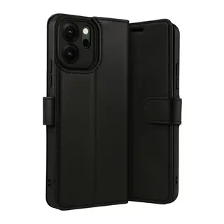 Oppo Reno 14F Uyumlu Trend S Plus Kapaklı Kılıf - Siyah