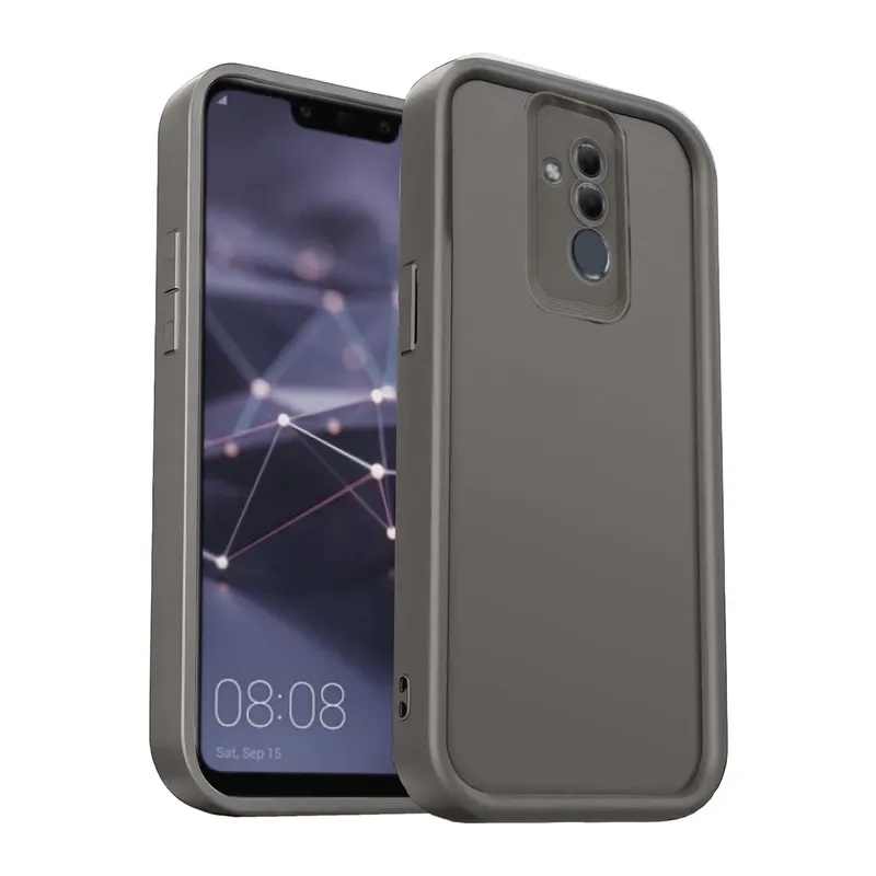 Huawei Mate 20 Lite Uyumlu Kılıf Viera Silikon - Gri