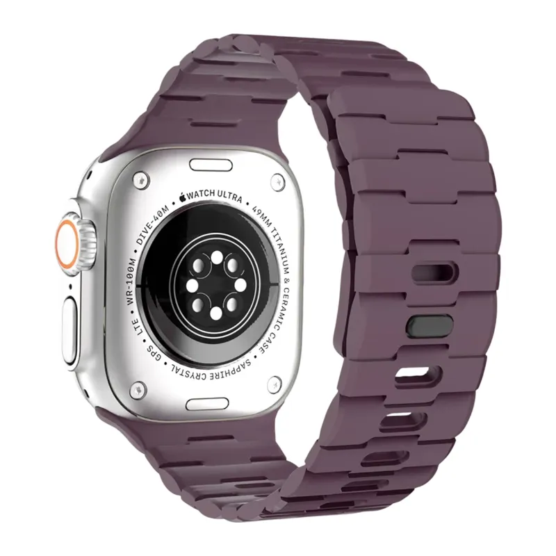 Apple Watch Ultra 49mm Uyumlu Wowen Kordon - Bordo