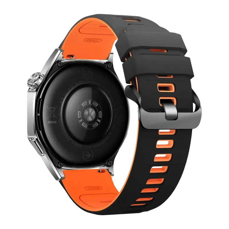 Apple Watch Ultra 49mm Uyumlu Minoc Kordon - Siyah-Turuncu