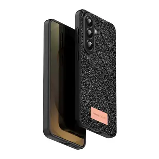 Onegif Samsung Galaxy A17 5G Uyumlu Bright Simli Kapak - Siyah