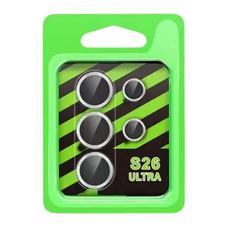 Samsung Galaxy S26 Ultra Uyumlu Raze Metal Kamera Lens - Gümüş