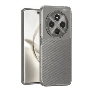 Tecno Spark 30C Uyumlu Kılıf Auto Focus Karbon Kapak - Gri