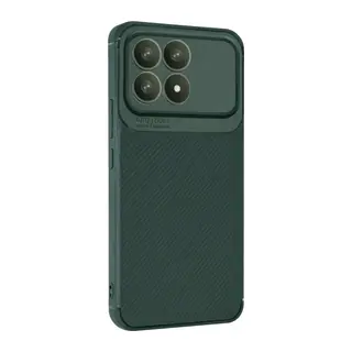 Xiaomi Poco F8 Pro Uyumlu Auto Focus Karbon Kapak - Koyu Yeşil